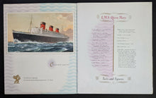 Load image into Gallery viewer, Katharine Hepburn Autographed Signed Cruise Album R.M.S Queen Mary Vintage JSA
