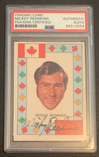 Load image into Gallery viewer, 1972-73 O-Pee-Chee Hockey Team Canada Mickey Redmond Signed Card Auto PSA/DNA
