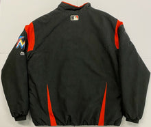 Load image into Gallery viewer, Game Used On Field Miami Marlins Tom Koehler Majestic MLB Therma Base Jacket
