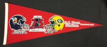 Load image into Gallery viewer, 1987 Grey Cup CFL Football Pennant Toronto Argonauts Edmonton Eskimos BC Place
