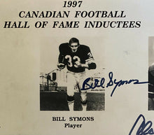 Load image into Gallery viewer, 1997 CFL Football Signed Hall of Fame Inductees Plaque Autographed x5 Coulter ++
