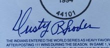 Load image into Gallery viewer, Dusty Rhodes Autographed First Day Cover Signed 1946 World Series Baseball COA
