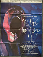 1982 Vintage Cannes Film Festival Pink Floyd The Wall Movie Poster Roger Waters