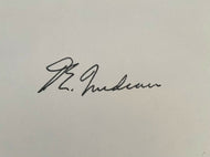 Pierre Elliott Trudeau Canadian Prime Minister Index Card + 3 Vintage Photos JSA