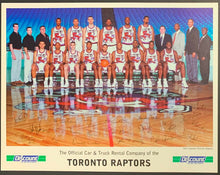Load image into Gallery viewer, 1995-96 Toronto Raptors Inaugural Season Promo Team Photo Facsimile Signatures
