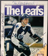 Load image into Gallery viewer, 1983/84 Toronto Maple Leafs Signed x14 Autographed NHL Hockey Program Cover HOF
