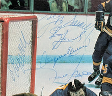 Load image into Gallery viewer, 1972 Montreal Canadiens vs. Los Angeles Kings Signed Program Autographed x6 LOA
