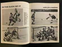 Load image into Gallery viewer, 1969 NHL Hockey Program Detroit Red Wings Montreal Canadiens + Stat Sheet Vtg
