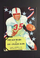 1951 NFL Program Wrigley Field LA Rams vs Chicago Bears Football Vintage Old