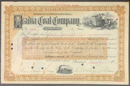 1921 Sir Montagu Allan Signed Share Certificate Doner Of Hockey's Allan Cup