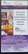 Load image into Gallery viewer, 1982 Travis Jackson Autographed HOF MLB Baseball Signed Plaque Postcard JSA
