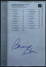 Load image into Gallery viewer, 1994 Vintage Speed Skating Competitors Sheet Autographed Bonnie Blair Signed
