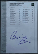 1994 Vintage Speed Skating Competitors Sheet Autographed Bonnie Blair Signed