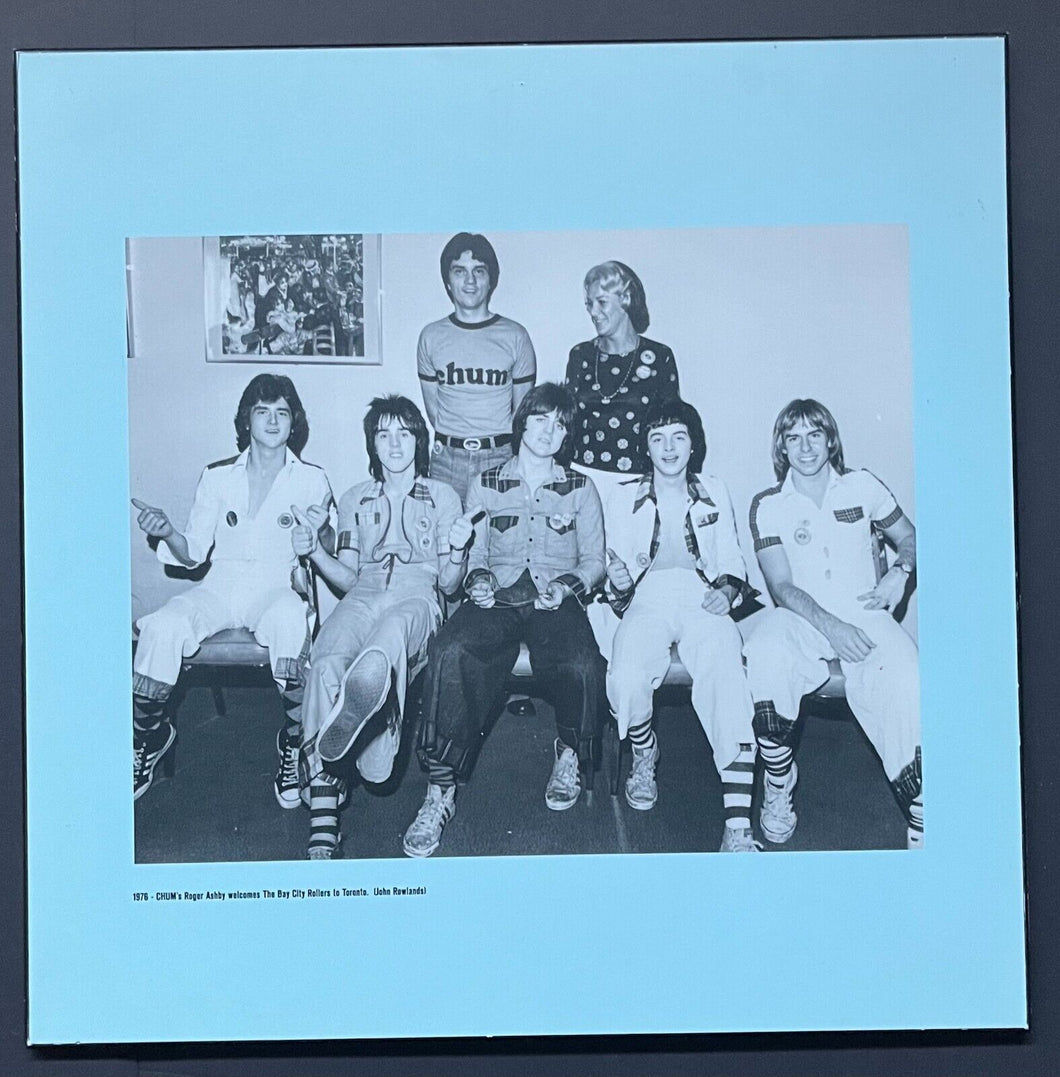 1976 Bay City Rollers Dry Mounted Photo Hung at CHUM Radio + MLG Concert Ticket