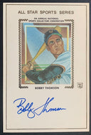 1951 Ralph Branca Bobby Thomson Signed Shot Heard Around The World JSA Post Card