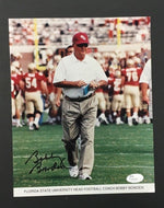 Bobby Bowden Autographed Photo Florida State University Head Football Coach JSA