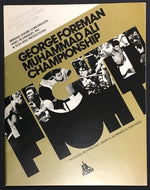 1974 Muhammad Ali vs George Foreman Closed Circuit Boxing Program Zaire Africa