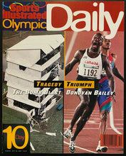 Load image into Gallery viewer, 1996 Summer Olympics Day Ten Program Atlanta Georgia Donovan Bailey World Record
