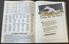 Load image into Gallery viewer, 1987 Arlington Stadium MLB Souvenir Program Texas Rangers vs California Angels
