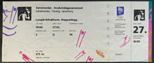 Load image into Gallery viewer, 1994 Lillehammer Winter Olympics Closing Ceremonies Unused Ticket Vintage
