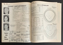 Load image into Gallery viewer, 1966 Washington Senators MLB Baseball Yearbook Vintage Year Book
