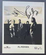 Load image into Gallery viewer, Alabama Country Music Band Autographed Signed Publicity Photo x4 Members
