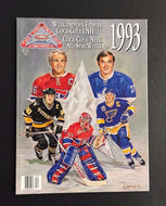1993 NHL HOCKEY ALL STAR GAME PROGRAM RARE MONTREAL CANADA CANADIENS HOSTS