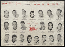 Load image into Gallery viewer, 1961 Hamilton Red Wings Inaugural Season Team Photo Vintage Hockey
