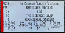 Load image into Gallery viewer, 2009 Bruce Springsteen + E Street Band Vintage Concert Ticket Stub Hersheypark
