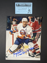 Load image into Gallery viewer, Autographed Bryan Trottier #19 New York Islanders 8x10 Hockey Photo w/COA
