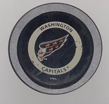 Load image into Gallery viewer, Jacques Demers 900th N.H.L. Game Puck February 25, 1998 at Washington 4-3 Tampa Bay Victory
