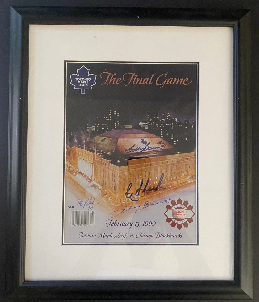 Toronto Maple Leafs vs Chicago Blackhawks The Final Maple Leaf Garden Game February 13 1999
