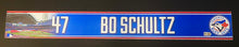 Load image into Gallery viewer, Bo Schultz Game-used Locker Name Plate 2015 Toronto Blue Jays MLB Baseball Authenticated
