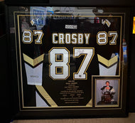 Sidney Crosby Signed/Autographed Pittsburgh Penguins Jersey 06/07 Season Accolades & Photo COA