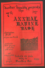 Load image into Gallery viewer, 1973 Annual Dundas Ravine Bash Cardboard Promo
