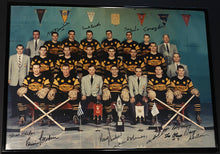 Load image into Gallery viewer, 1958 Whitby Dunlops Team-Signed (12) Framed Roster Photo
