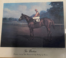 Load image into Gallery viewer, Sir Barton Original Orchard Park Painting Framed Horse Racing
