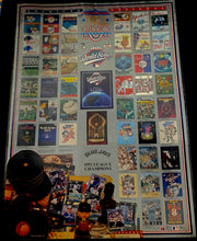 Load image into Gallery viewer, 1948-1992 MLB World Series List of W.S Programs Baseball Poster
