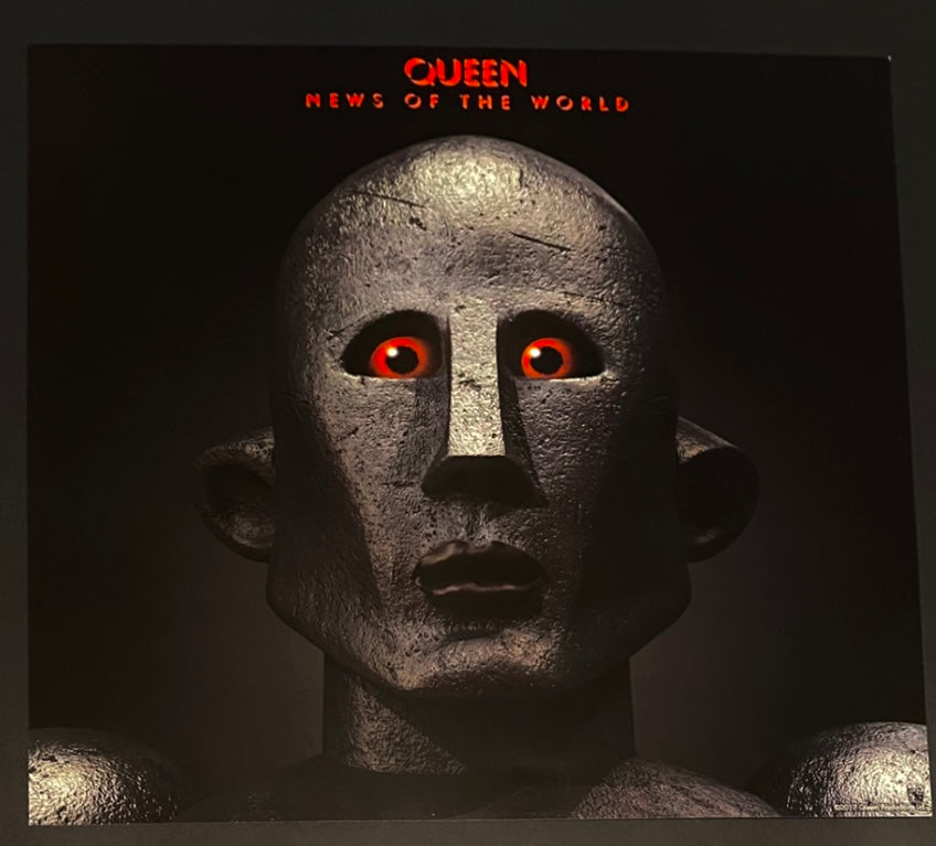 Queen News Of The World Alternative Album Cover Frank The Robot Small Music Poster