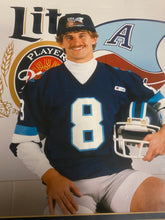 Load image into Gallery viewer, 1986 CFL Framed Miller Lite Award Hank Ilesic Player Of The Game Argos Football
