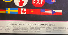 Load image into Gallery viewer, 1984 Canada Cup Hockey Poster Wayne Gretzky Orr Henderson + Multiple NHLers
