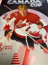 Load image into Gallery viewer, 1984 Canada Cup Hockey Poster Wayne Gretzky Orr Henderson + Multiple NHLers
