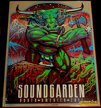 Load image into Gallery viewer, Signed Munk One Soundgarden North America 2011 Tour Poster
