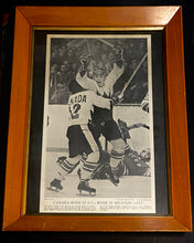 Load image into Gallery viewer, 1972 Framed Toronto Star Front Page Paul Henderson Wins It For Canada Hockey
