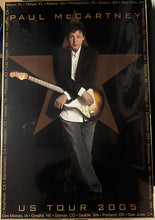 Load image into Gallery viewer, Paul McCartney US Tour 2005 Music Beatles Rare Shrink Wrapped Poster
