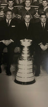 Load image into Gallery viewer, 1961 Stanley Cup Champions Chicago Blackhawks Roster Photo W/Cup
