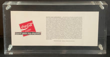 Load image into Gallery viewer, 1989 Toronto Blue Jays Baseball Full Ticket To The First Game At SkyDome Encased
