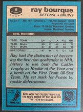 Load image into Gallery viewer, 1981-82 Topps Ray Bourque Hockey Card #5 2nd year card
