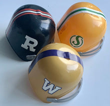 Load image into Gallery viewer, 1976 CFL Dairy Queen Promo Mini Helmets 3 Different Teams

