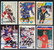 (6) Signed NHL Hockey Cards OPC + Upper Deck